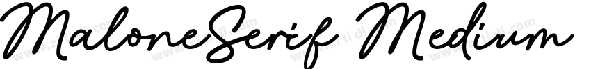 MaloneSerif Medium字体转换 MaloneSerif Medium字体转换